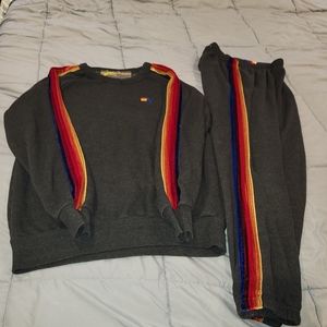 Aviator Nation Size Small sweatpants and sweatshirt